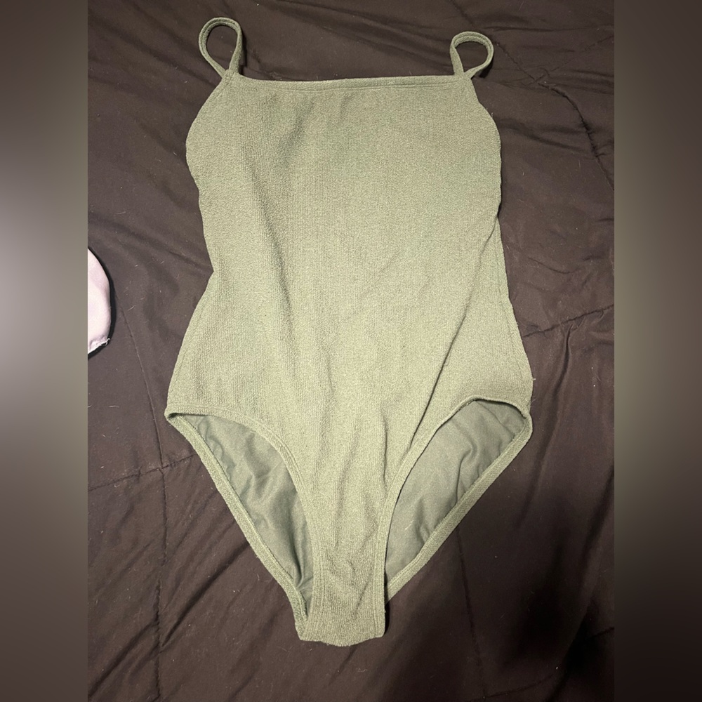 Green One Piece Swimsuit